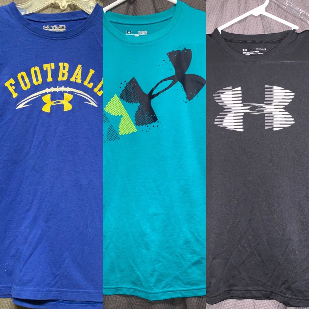 Under Armour T-shirt Bundle Youth Large